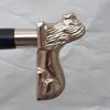 Mahira Nautical Lion FACE Antique Finishing Wood Walking Stick-Antique Brass Solid Gift Canes B view 4