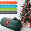 ProPik Christmas Tree Storage Bag | Fits Up to 7' Tall Disassembled Holiday Tree | 52 X 30 X 30 | Artificial Tree Container with Handles | Xmas Storage Case Box with Sleek Zipper (Green) view 4