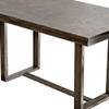 Benzara Rectangular Wooden Counter Height Table, Gray view 3