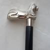 Mahira Nautical Lion FACE Antique Finishing Wood Walking Stick-Antique Brass Solid Gift Canes view 2