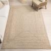 nuLOOM 4' x 6' Solid Hand Braided Indoor/Outdoor Area Rug, Pet-Friendly, High Traffic, Weather Resistant, for Patio, Balcony, Bedroom, Living Room, Dining Room, Wynn Tan view 1