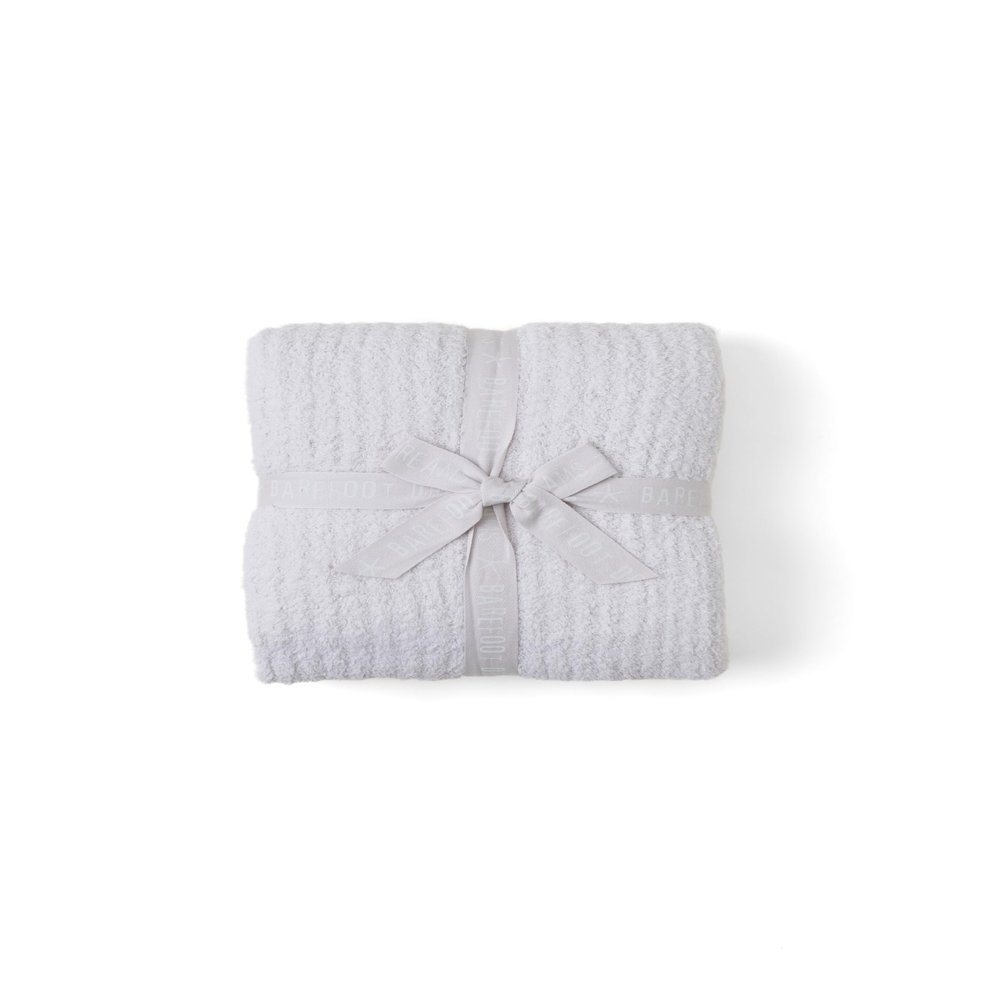 Barefoot Dreams CozyChic Ribbed Throw, Almond, 54"x72"