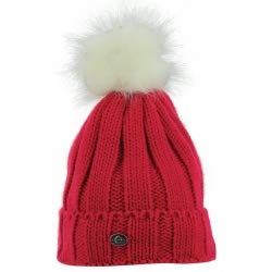 EKKIA (Ekia) 3338025585217 Horse Riding Equipment ETH.Knit Pompom HAT Raspberry 985101035, oner Size, Other