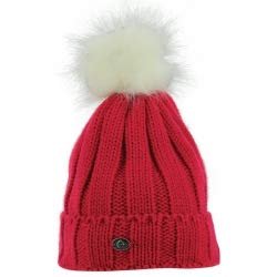 EKKIA (Ekia) 3338025585217 Horse Riding Equipment ETH.Knit Pompom HAT Raspberry 985101035, oner Size, Other