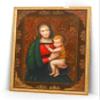 1980 Virgin Mary Icon, Hand Paint/Gift / Home Decorative view 3