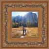 Poster Palooza 12x12 Ornate Antique Gold Complete Wood Square Picture Frame with UV Acrylic Plexiglass, Foam Board Backing & Hardware Included view 2