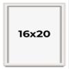 16x20 Shadow Box Silver Brushed Display Frame | 1.5 Inches Deep | 1 Inch Wide Moulding | Includes Shatter Resistant Acrylic Plexiglass, Backing and Hanging Hardware view 1