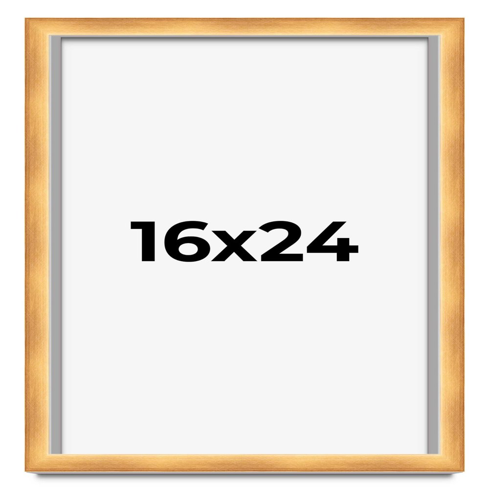 16x24 Shadow Box Bronze Cross-Brushed 1.5 Inch Deep Display Frame | 1 Inch Wide Moulding | Solid Wood Cross-Hairline Bronze Finish, Acrylic Plexiglass, Backing and Hanging Hardware