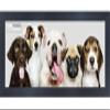 Panoramic or Puzzle Contemporary Black Complete Wood Panoramic Frame with UV Acrylic Plexiglass, Foam Board Backing & Hardware Included view 1