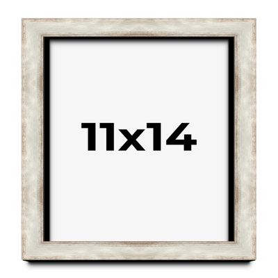 11x14 Shadow Box Brushed Rustic Silver Display Frame | 1.5 Inch Deep | 1.25 Moulding Width | Includes Shatter Resistant Acrylic Plexiglass, Backing, and Hanging Hardware