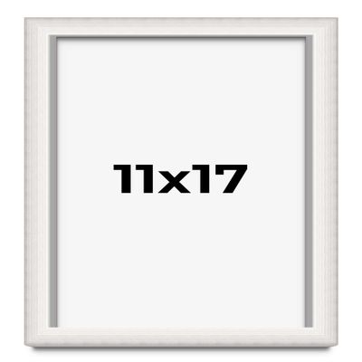 11x17 Shadow Box Silver Brushed Display Frame | 1.5 Inches Deep | 1 Inch Wide Moulding | Includes Shatter Resistant Acrylic Plexiglass, Backing and Hanging Hardware