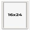 16x24 Shadow Box Silver Brushed Display Frame | 1.5 Inches Deep | 1 Inch Wide Moulding | Includes Shatter Resistant Acrylic Plexiglass, Backing and Hanging Hardware view 1