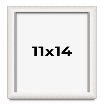 11x14 Shadow Box Silver Brushed Display Frame | 1.5 Inches Deep | 1 Inch Wide Moulding | Includes Shatter Resistant Acrylic Plexiglass, Backing and Hanging Hardware
