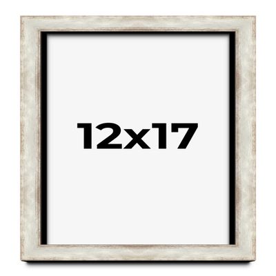 12x17 Shadow Box Brushed Rustic Silver Display Frame | 1.5 Inch Deep | 1.25 Moulding Width | Includes Shatter Resistant Acrylic Plexiglass, Backing, and Hanging Hardware
