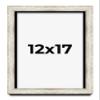 12x17 Shadow Box Brushed Rustic Silver Display Frame | 1.5 Inch Deep | 1.25 Moulding Width | Includes Shatter Resistant Acrylic Plexiglass, Backing, and Hanging Hardware view 1
