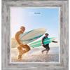 Poster Palooza 8.5x11 Frame (Letter Size) Contemporary Pewter Complete Wood Picture or Document Frame with UV Acrylic Plexiglass, Foam Board Backing & Hardware Included view 4