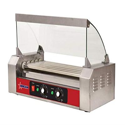 Omcan 44152 OPTIONAL GRILL SNEEZE GUARD FOR HOTDOG ROLLER WITH 5 ROLLERS
