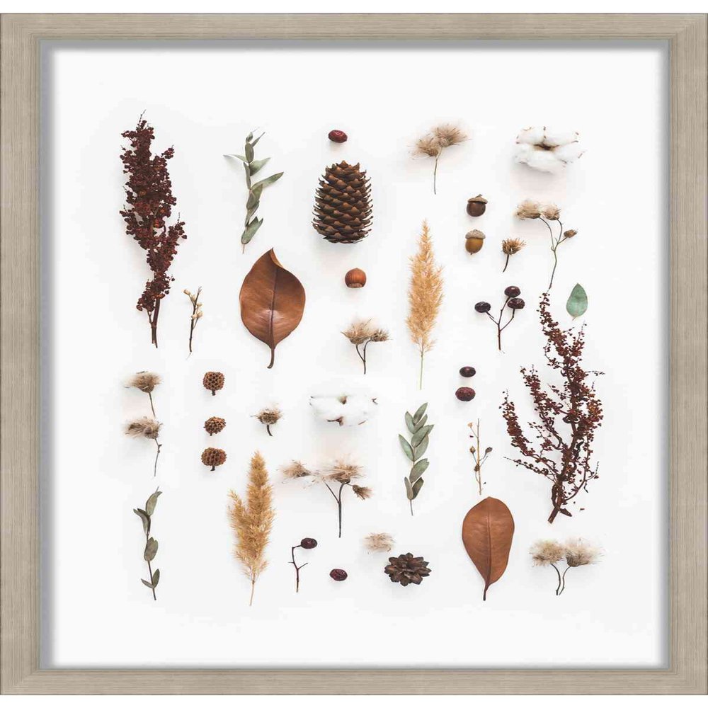 10x18 Contemporary Silver Shadow Box Frame - Interior Size 10x18 by 1 Inch Deep - Frame is Made to Display Items Up to 1 Inch Deep Includes Shatter Resistant Acrylic, Backing, Hardware