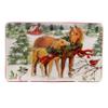 Tabletop CHRISTMAS ON FARM RECTANGLE TRAY Ceramic Susan Winget 22808 view 1