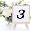 Black - Table Numbers 3" Vinyl Decal Stickers - Wedding Seating view 2