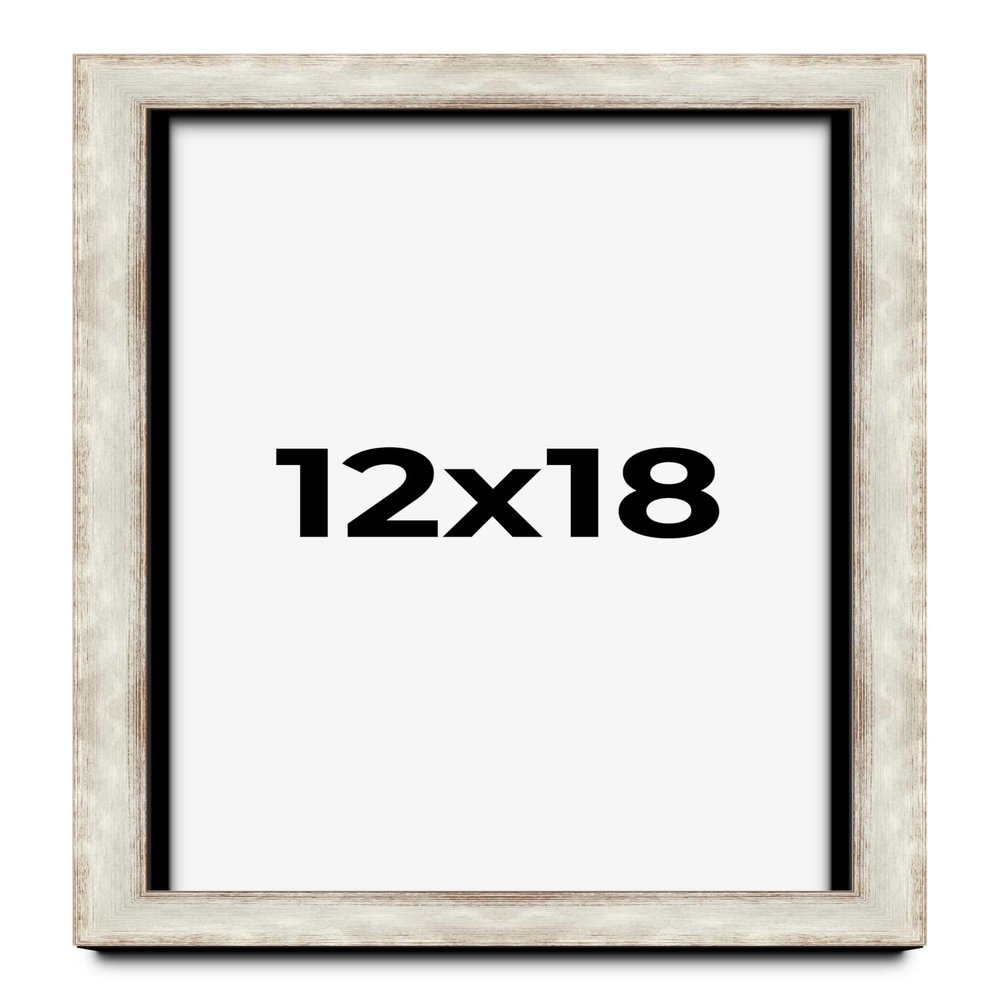 12x18 Shadow Box Brushed Rustic Silver Display Frame | 1.5 Inch Deep | 1.25 Moulding Width | Includes Shatter Resistant Acrylic Plexiglass, Backing, and Hanging Hardware