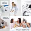 3-Piece Zipper Closure Duvet Cover Set (1 Duvet Cover & 2 Pillowcase) Cotton Ultra Soft - 92" x 104" King, Sage Stripe view 4