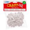 Baker Ross AR946 Artificial Snow Berries - Pack of 70, Creative Christmas Art and Craft Supplies for Kids' Projects and Ornament, White view 3