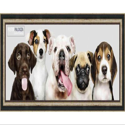 Poster Palooza 4x10 Traditional Antique Silver Complete Wood Picture Frame with UV Acrylic Plexiglass, Foam Board Backing & Hardware Included - 4x10 Inch Frame