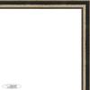 Poster Palooza 4x10 Traditional Antique Silver Complete Wood Picture Frame with UV Acrylic Plexiglass, Foam Board Backing & Hardware Included - 4x10 Inch Frame view 2
