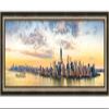Poster Palooza 4x10 Traditional Antique Silver Complete Wood Picture Frame with UV Acrylic Plexiglass, Foam Board Backing & Hardware Included - 4x10 Inch Frame view 3