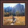 Poster Palooza 11x11 Traditional Walnut Complete Wood Square Picture Frame with UV Acrylic Plexiglass, Foam Board Backing & Hardware Included view 1
