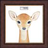 Poster Palooza 11x11 Traditional Walnut Complete Wood Square Picture Frame with UV Acrylic Plexiglass, Foam Board Backing & Hardware Included view 3