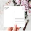 Custom - Rustic Wedding Save the Date Invitation Postcard - Set of 25, Personalized Wedding Invitation, Rustic Wedding view 3