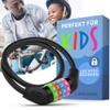 Bchel Bike Locks Cable for Kids - Colorful & Keyless - Secure Your Child's Bike - Easy-to-Use Bicycle Accessory, High Security 5 Digit Resettable Combination Coiling Bicycle Lock, Anti Theft view 1