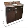 Remodel for Less Assembled Modern 48" Bathroom Vanity Espresso view 2