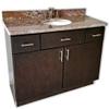Remodel for Less Assembled Modern 48" Bathroom Vanity Espresso view 3