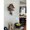 13" River City Clocks Eight Day Mechanical Cuckoo Clock Chalet with Beer Drinker view 4