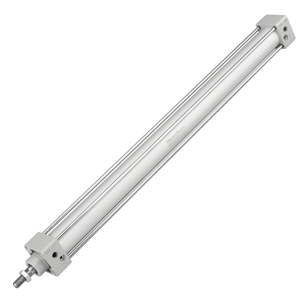 Heschen Pneumatic Standard Cylinder SC 32-450, PT1/8'' Port, 32mm Bore, 400mm Stroke, Single Rod Double Action