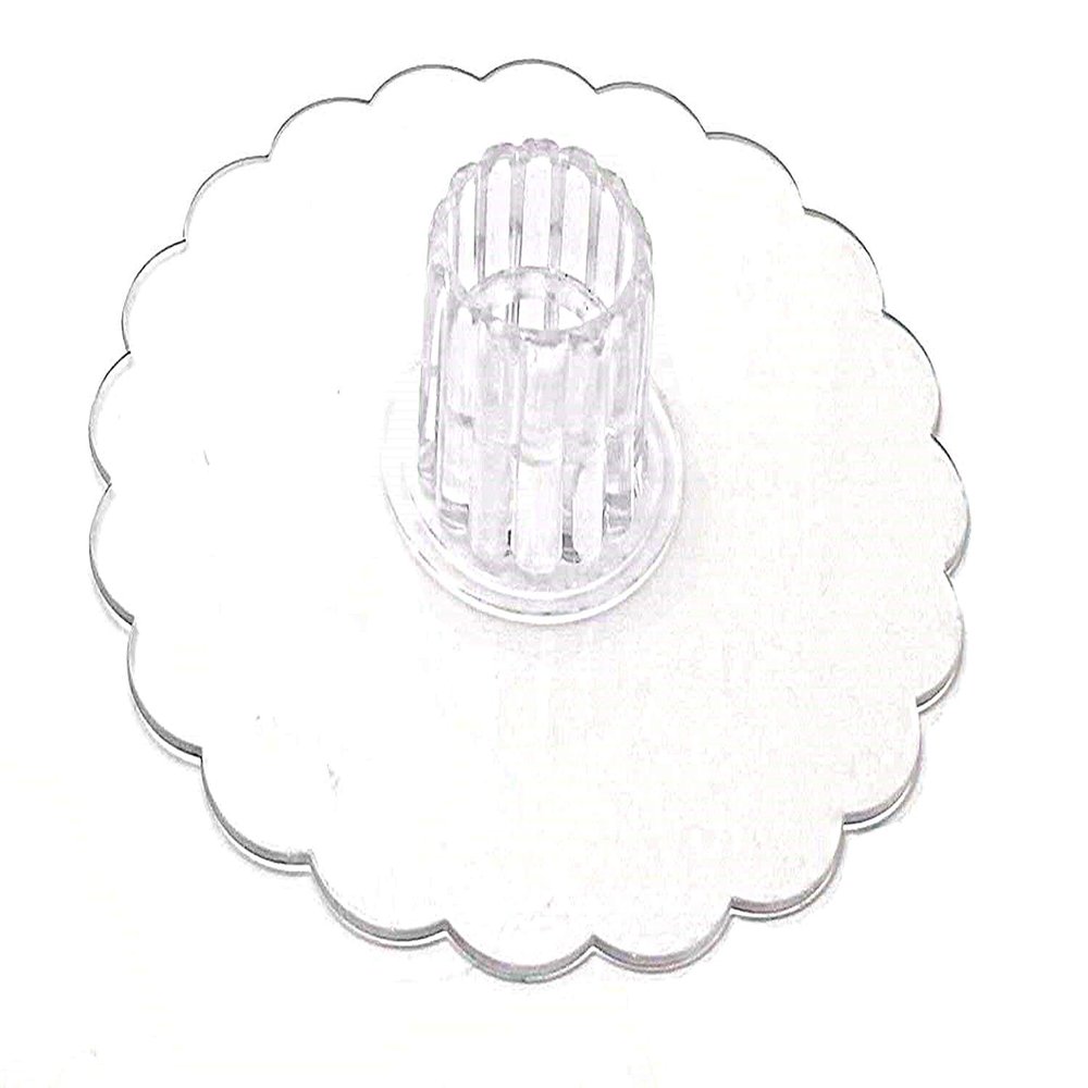 12 Clear Plastic Centerpiece Top/Bottom Plates 6" - 14" Tall Centerpieces Stands (14")