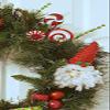 House2Impress Whimsical Santa Christmas Garland Wreath - 22 in - Electric Lights - Lolipop Embellishments - Non-breakable Ornaments view 2
