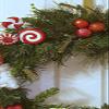 House2Impress Whimsical Santa Christmas Garland Wreath - 22 in - Electric Lights - Lolipop Embellishments - Non-breakable Ornaments view 3