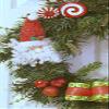 House2Impress Whimsical Santa Christmas Garland Wreath - 22 in - Electric Lights - Lolipop Embellishments - Non-breakable Ornaments view 4