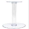 12 Clear Plastic Centerpiece Top/Bottom Plates 6" - 14" Tall Centerpieces Stands (8") view 2