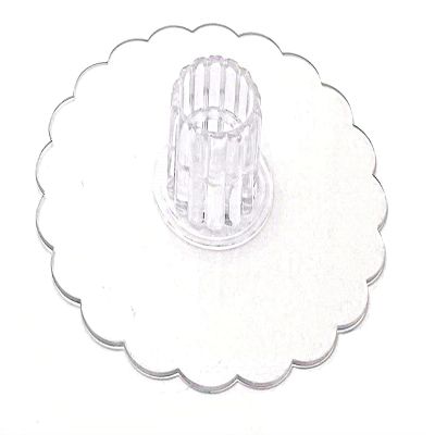 12 Clear Plastic Centerpiece Top/Bottom Plates 6" - 14" Tall Centerpieces Stands (12")