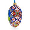 Statue of Liberty Ukrainian Glass Egg Ornament 4 Inches view 2
