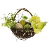 BestPysanky Set of 3 Easter Baskets with Eggs and Spring Flowers view 4