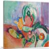 ARTCANVAS Still Life with Vegetables 1905 Canvas Art Print Stretched Framed Painting Picture Poster Giclee Wall Decor by Henri Matisse - 40" x 26" (0.75" Deep) view 1
