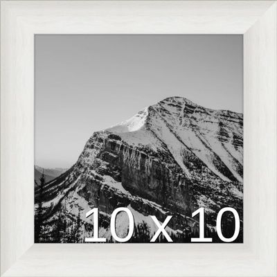 Frame It Easy 10 x 10 Gloss Silver Metal Frame (Stafford)