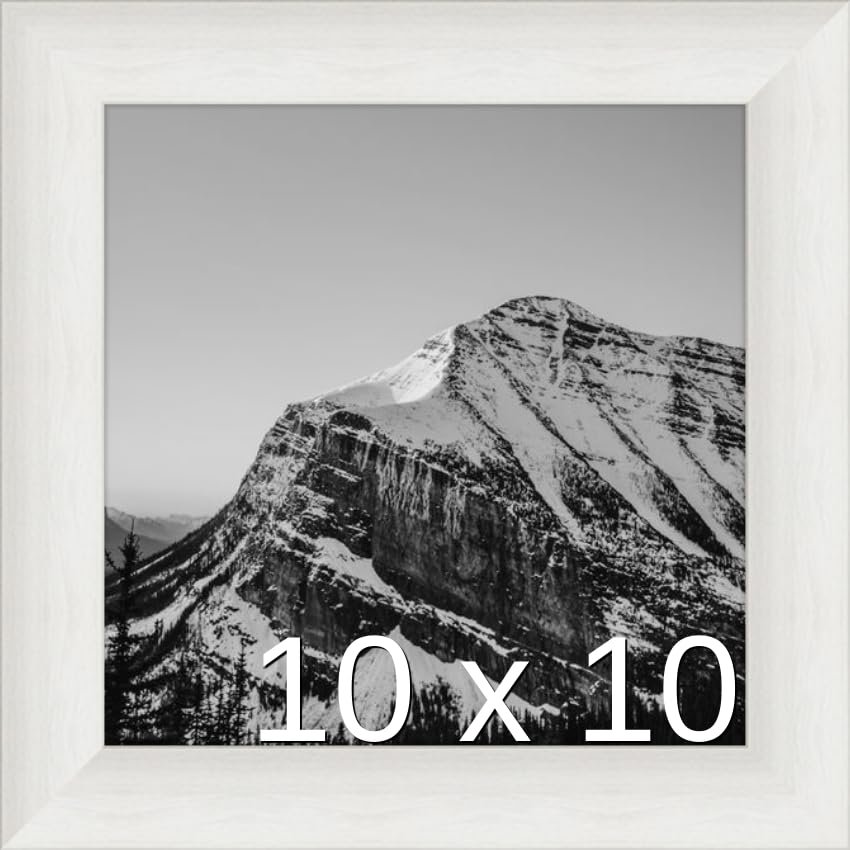 Frame It Easy 10 x 10 Gloss Silver Metal Frame (Stafford)