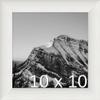 Frame It Easy 10 x 10 Gloss Silver Metal Frame (Stafford) view 1